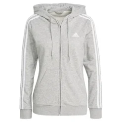 Adidas Sportswear 3 Stripes FT Full Zip Sweatshirt -Pepe Clothing Shop adidas sportswear 3 stripes ft full zip sweatshirt 2