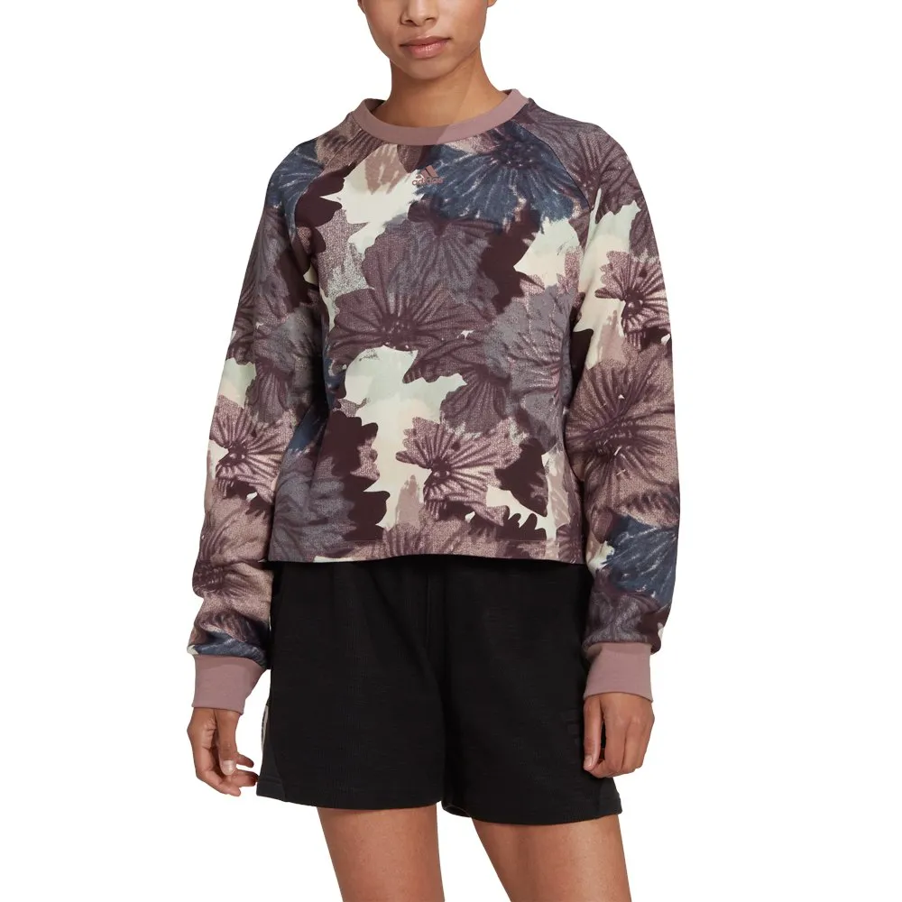 Adidas Sportswear Allover Print Sweatshirt 3 Adidas Sportswear Allover Print Sweatshirt