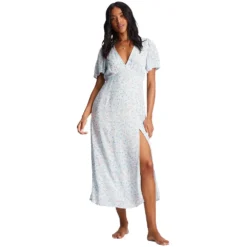 Billabong Jet Set Short Sleeve Long Dress