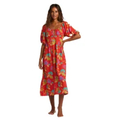 Billabong True Romance Short Sleeve Long Dress