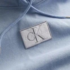 Calvin Klein Jeans Badge Wide Crop Hoodie -Pepe Clothing Shop calvin klein jeans badge wide crop hoodie 2