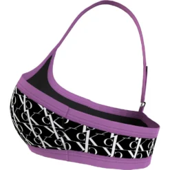 Calvin Klein One Shoulder Monogram Bikini Top -Pepe Clothing Shop calvin klein one shoulder monogram bikini top 3