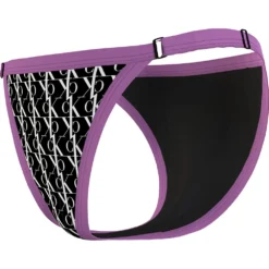 Calvin Klein String Cheeky Monogram Tie Side Bikini Bottom -Pepe Clothing Shop calvin klein string cheeky monogram tie side bikini bottom 2