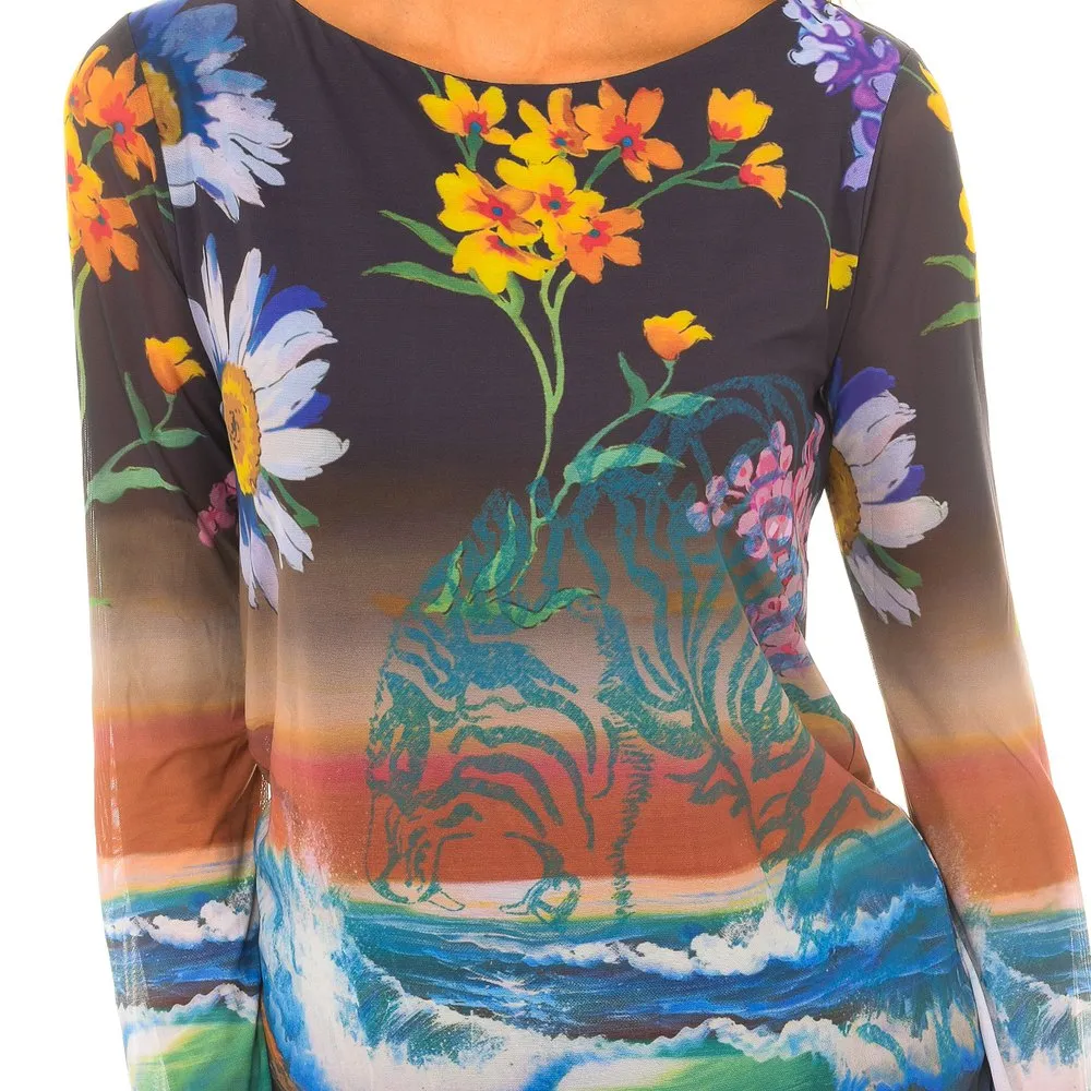 Desigual Long Sleeve Blouse 4 Desigual Long Sleeve Blouse - Image 2