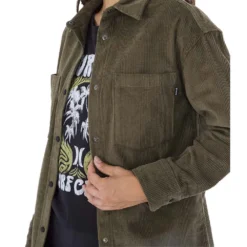 HURLEY Oceancare Corduroy Long Sleeve Shirt -Pepe Clothing Shop hurley oceancare corduroy long sleeve shirt 2