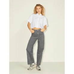 Jack & Jones Molly Relaxed Poplin SN Short Sleeve Shirt JJXX -Pepe Clothing Shop jack jones molly relaxed poplin sn short sleeve shirt jjxx 6