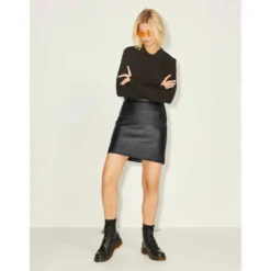 Jack & Jones Rowe Faux Leather Mini Skirt JJXX -Pepe Clothing Shop jack jones rowe faux leather mini skirt jjxx 7