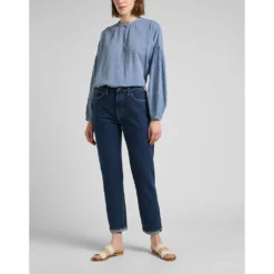 Relaxed Long Sleeve Blouse -Pepe Clothing Shop lee relaxed long sleeve blouse 3