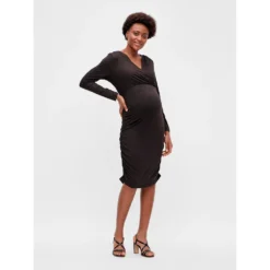 Mamalicious Pilar Tess ABK Maternity Long Sleeve Dress