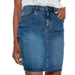 Noisy May Be Callie Denim VI136MB BG High Waist Skirt