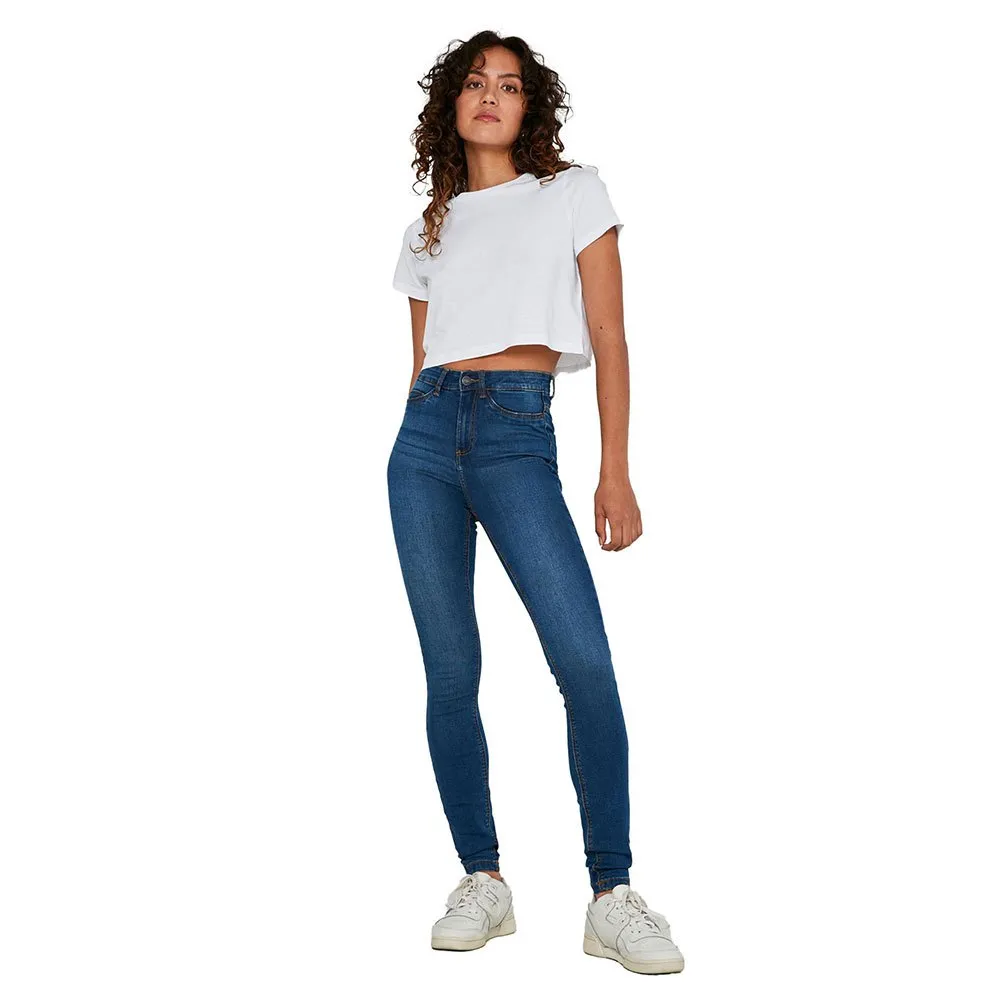 Noisy May Callie High Waist Skinny VI021MB Jeans 8 Noisy May Callie High Waist Skinny VI021MB Jeans - Image 6