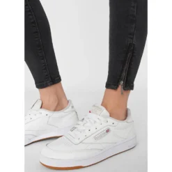 Noisy May Kimmy Normal Waist Ankle Zip AZ107DG Jeans -Pepe Clothing Shop noisy may kimmy normal waist ankle zip az107dg jeans 5