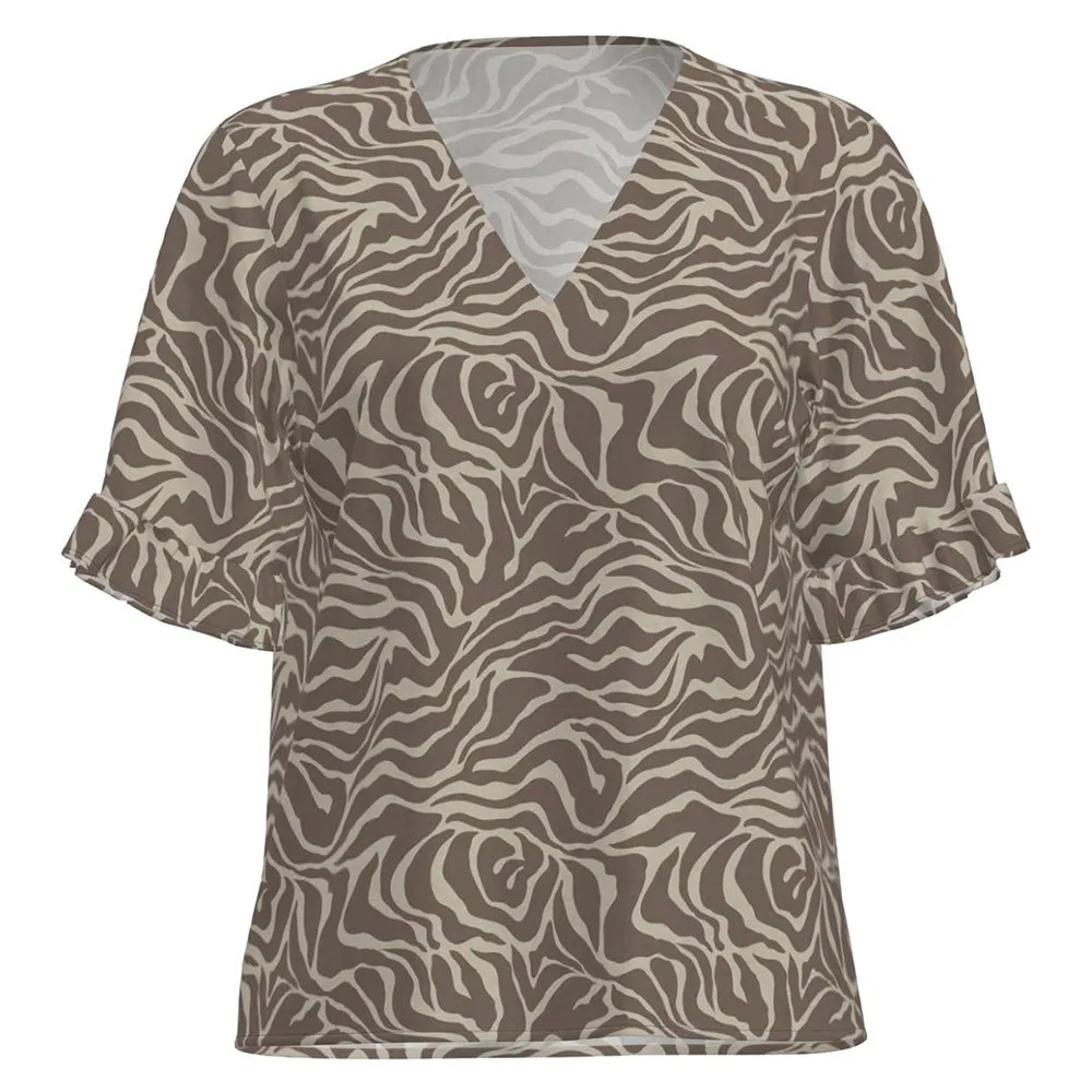 Object Seline Short Sleeve Blouse 5 Object Seline Short Sleeve Blouse - Image 3