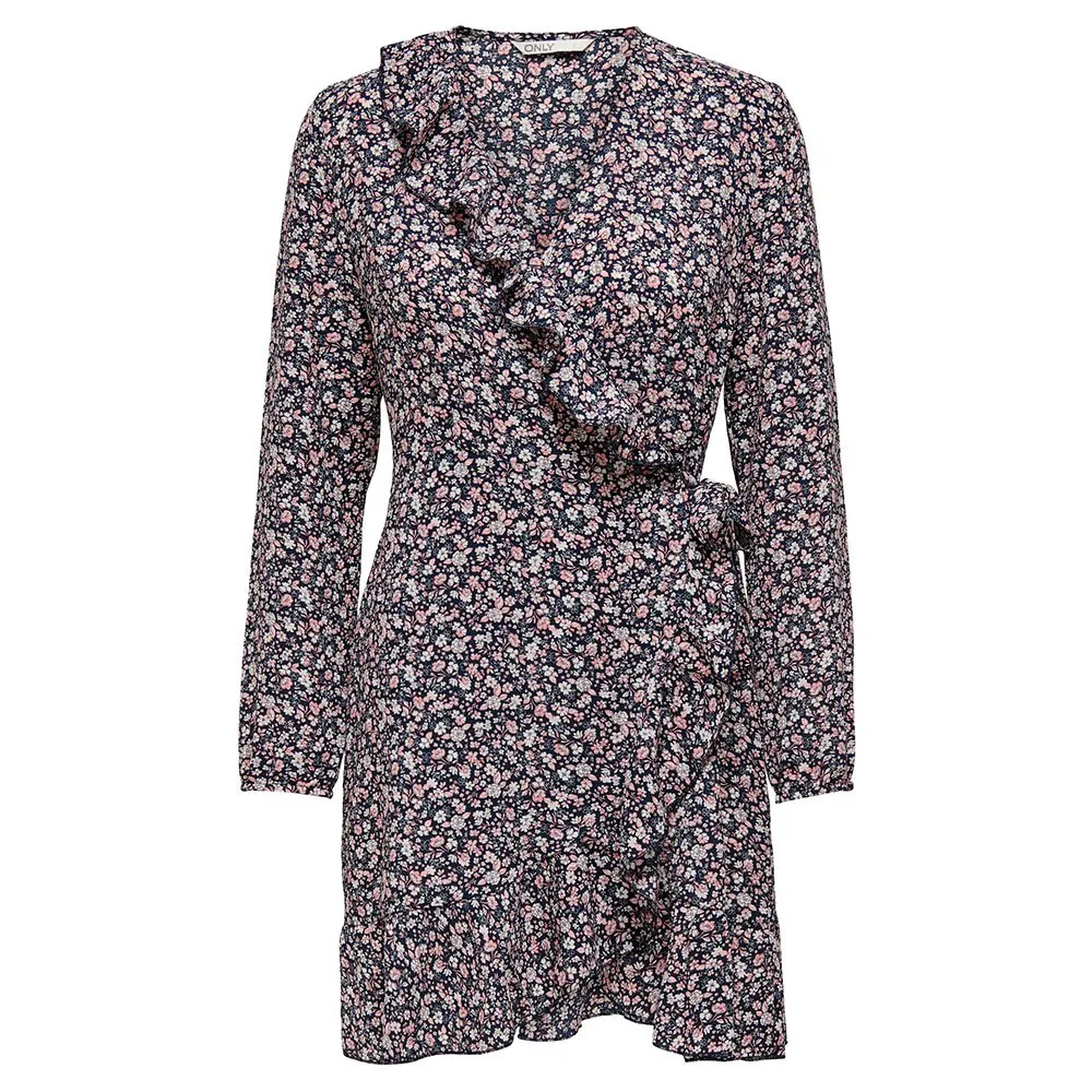 ONLY Carly Wrap Long Sleeve Short Dress 5 ONLY Carly Wrap Long Sleeve Short Dress - Image 3