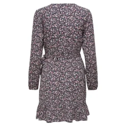 ONLY Carly Wrap Long Sleeve Short Dress 13 ONLY Carly Wrap Long Sleeve Short Dress -Pepe Clothing Shop only carly wrap long sleeve short dress 3