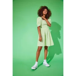 ONLY Flow Smock Short Sleeve Short Dress -Pepe Clothing Shop only flow smock short sleeve short dress 2
