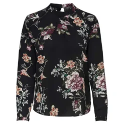 ONLY New Mallory All Over Print Woven Long Sleeve Blouse -Pepe Clothing Shop only new mallory all over print woven long sleeve blouse 2