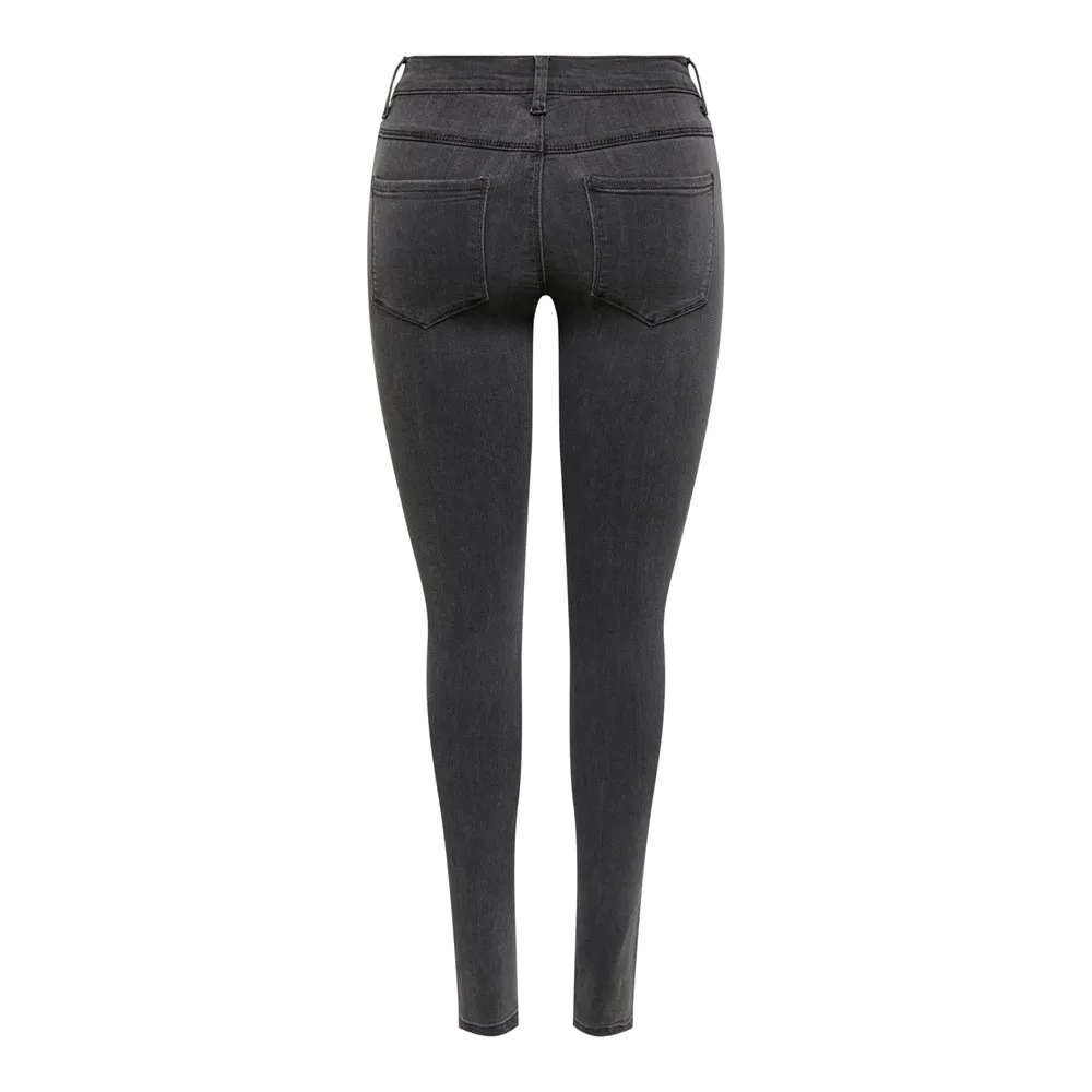 ONLY Rain Life Skinny Mid Waist Jeans 4 ONLY Rain Life Skinny Mid Waist Jeans - Image 2