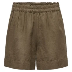 ONLY Tokyo Linen Blend High Waist Shorts -Pepe Clothing Shop only tokyo linen blend high waist shorts 2