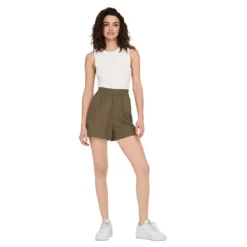 ONLY Tokyo Linen Blend High Waist Shorts -Pepe Clothing Shop only tokyo linen blend high waist shorts 4