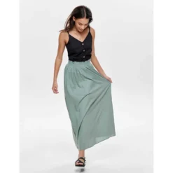 ONLY Venedig Paperbag Long Woven Skirt -Pepe Clothing Shop only venedig paperbag long woven skirt 4