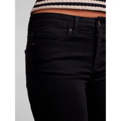 Pieces Delly Straight Fit Mid Waist Jeans -Pepe Clothing Shop pieces delly straight fit mid waist jeans 4