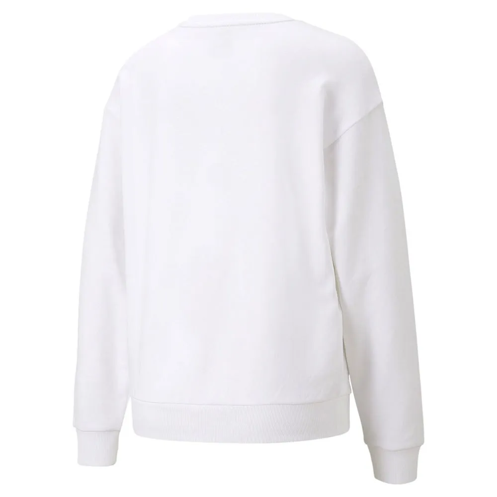 Puma Ess+ Metallic Logo Crew Sweatshirt 4 Puma Ess+ Metallic Logo Crew Sweatshirt - Image 2