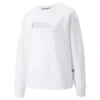 Puma Ess+ Metallic Logo Crew Sweatshirt -Pepe Clothing Shop puma ess metallic logo crew sweatshirt