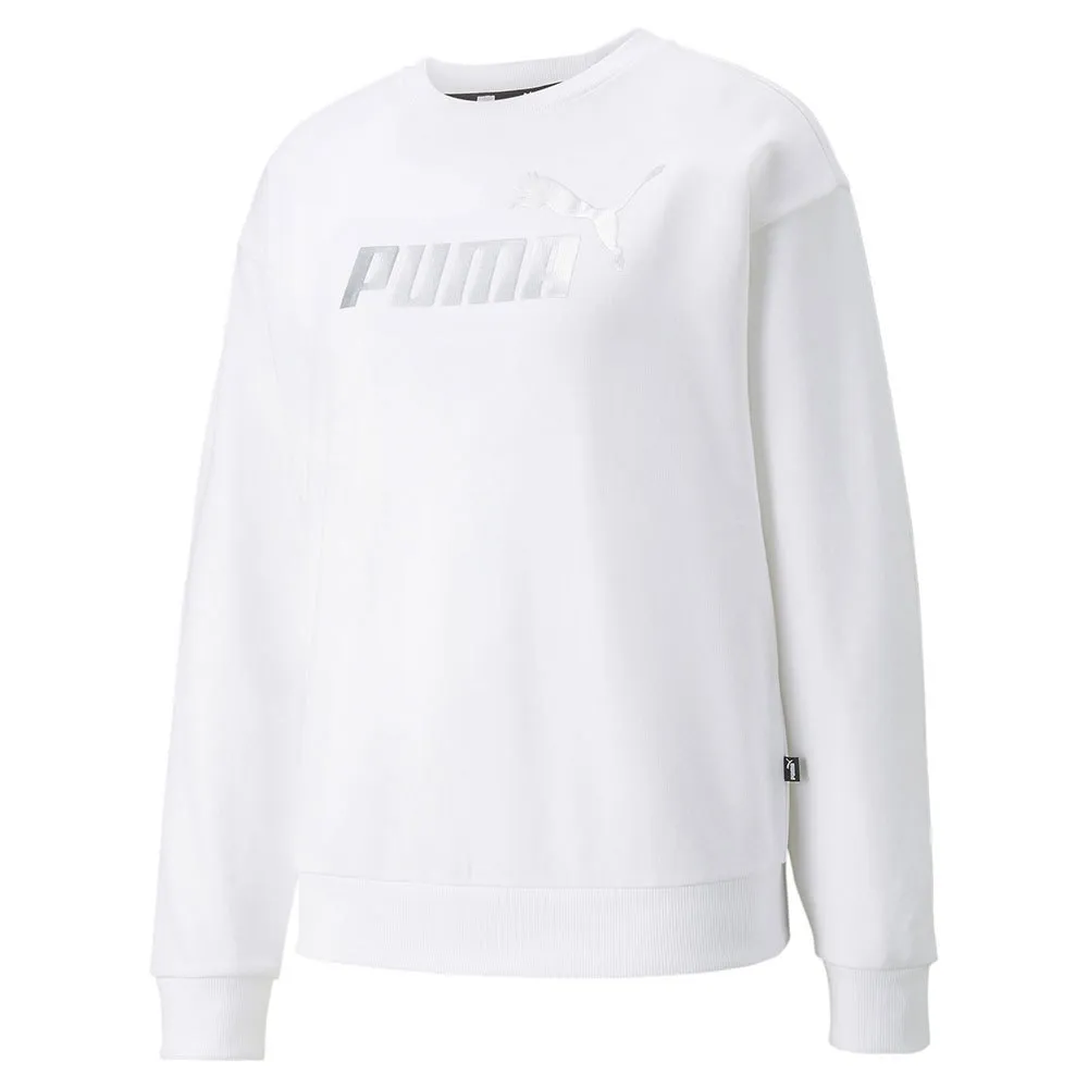 Puma Ess+ Metallic Logo Crew Sweatshirt 3 Puma Ess+ Metallic Logo Crew Sweatshirt