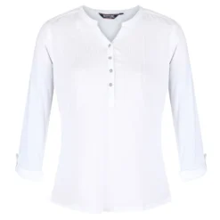Regatta Fflur Buttoned Long Sleeve Blouse