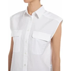 Replay W2096.000.84605G Sleeveless Shirt -Pepe Clothing Shop replay w2096.000.84605g sleeveless shirt 2