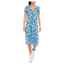 Replay W9609.000.73976 Short Sleeve Midi Dress