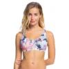 Roxy Fitness Printed Bikini Top -Pepe Clothing Shop roxy fitness printed bikini top