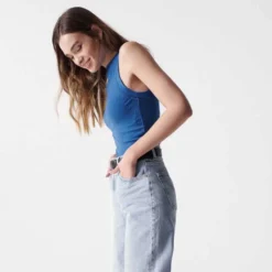 Basic Halter Blouse 10 Basic Halter Blouse -Pepe Clothing Shop salsa jeans basic halter blouse 2