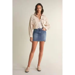 Push Up Shape Up Mini Skirt -Pepe Clothing Shop salsa jeans push up shape up mini skirt 3