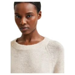 Selected Lulu Knit Long Sleeve O Neck Dress -Pepe Clothing Shop selected lulu knit long sleeve o neck dress 3