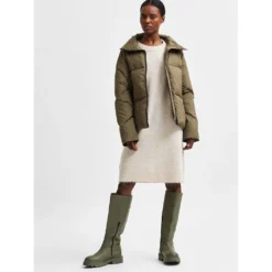 Selected Lulu Knit Long Sleeve O Neck Dress -Pepe Clothing Shop selected lulu knit long sleeve o neck dress 5