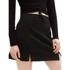 Tom Tailor Mini With Slits Skirt -Pepe Clothing Shop tom tailor mini with slits skirt 6