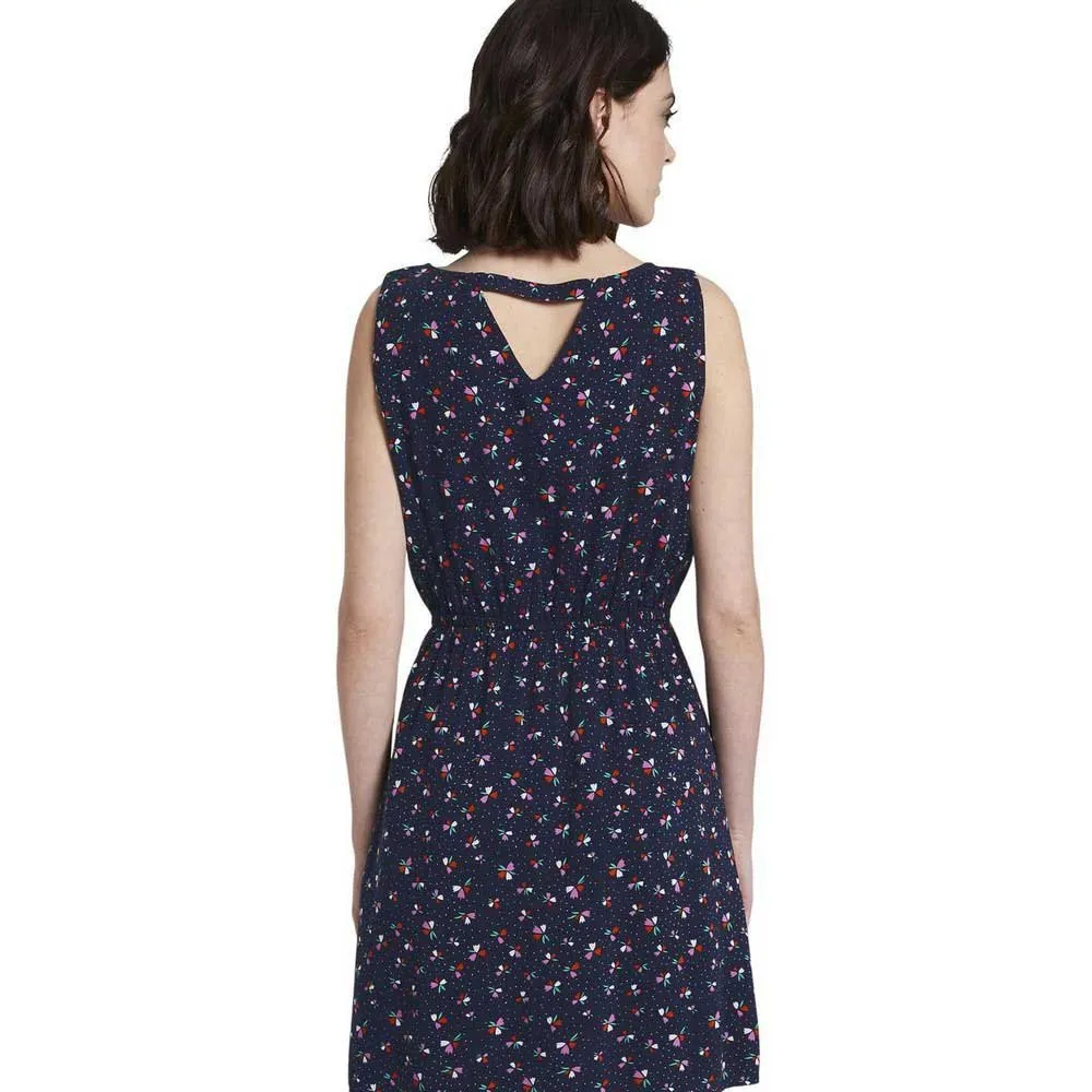 Tom Tailor Sleeveless With A Floral Pattern Short Dress 4 Tom Tailor Sleeveless With A Floral Pattern Short Dress - Image 2