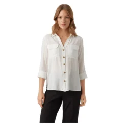 Vero Moda Bumpy Petite Long Sleeve Shirt