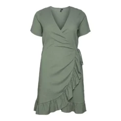 Vero Moda Curve Haya Short Sleeve Short Dress 9 Vero Moda Curve Haya Short Sleeve Short Dress -Pepe Clothing Shop vero moda curve haya short sleeve short dress 2