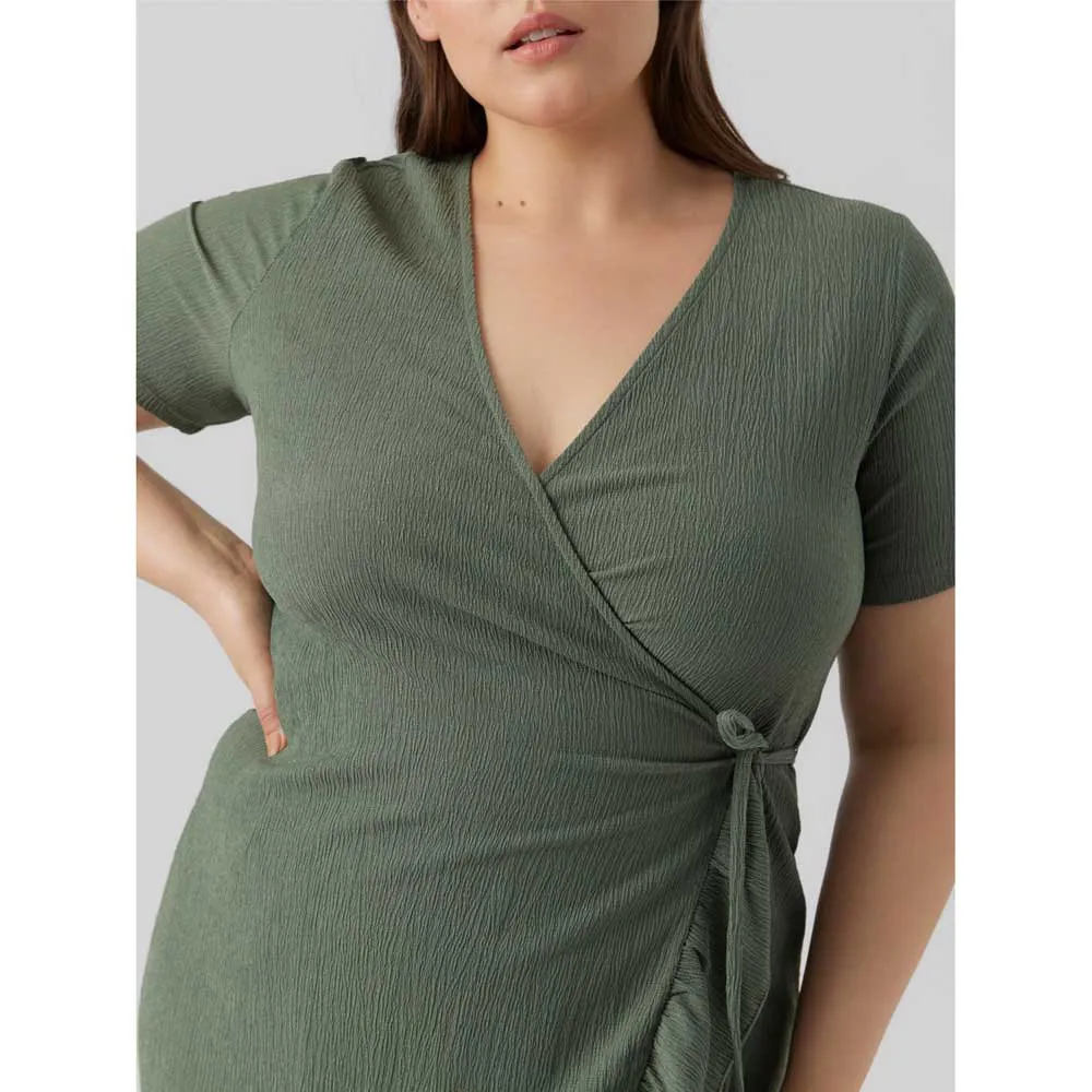 Vero Moda Curve Haya Short Sleeve Short Dress 6 Vero Moda Curve Haya Short Sleeve Short Dress - Image 4