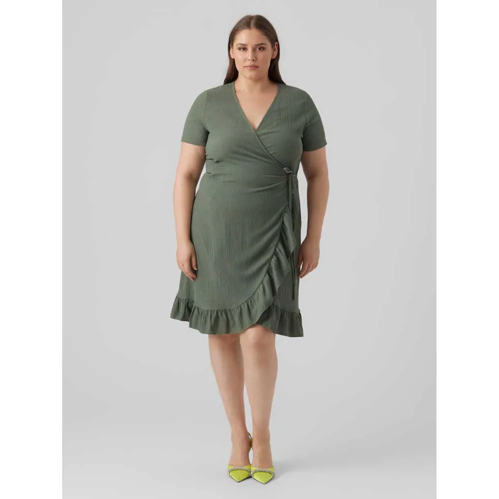Vero Moda Curve Haya Short Sleeve Short Dress 7 Vero Moda Curve Haya Short Sleeve Short Dress - Image 5