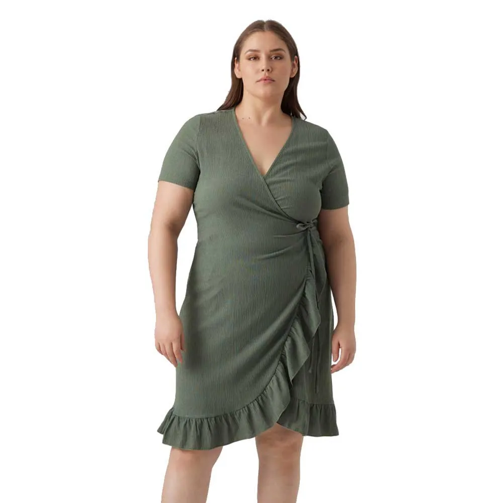 Vero Moda Curve Haya Short Sleeve Short Dress 3 Vero Moda Curve Haya Short Sleeve Short Dress