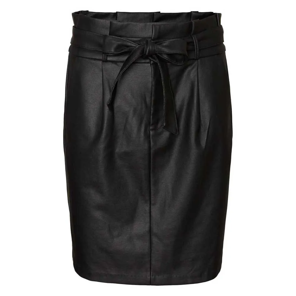 Vero Moda Eva Hr Paperbag Coated Short Skirt 5 Vero Moda Eva Hr Paperbag Coated Short Skirt - Image 3