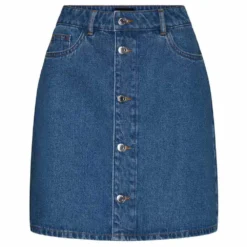 Vero Moda Harper HR M Skater Denim Skirt -Pepe Clothing Shop vero moda harper hr m skater denim skirt 2