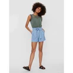 Vero Moda High Waist Loose Summer Shorts -Pepe Clothing Shop vero moda high waist loose summer shorts 4