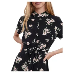 Vero Moda Simply Easy Short Sleeve Long Dress -Pepe Clothing Shop vero moda simply easy short sleeve long dress 4