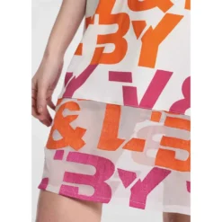 Urban Detail Chiffon Tremend Logo Dress -Pepe Clothing Shop victorio lucchino urban detail chiffon tremend logo dress 2