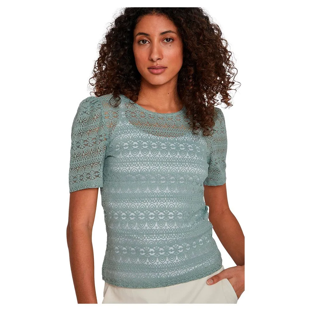 Vila Chikka Puff Short Sleeve Blouse 7 Vila Chikka Puff Short Sleeve Blouse - Image 5